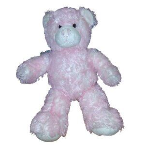 Build A Bear Pink White Philadelphia Phillies Bear Baseball Nose MLB 15" Logo